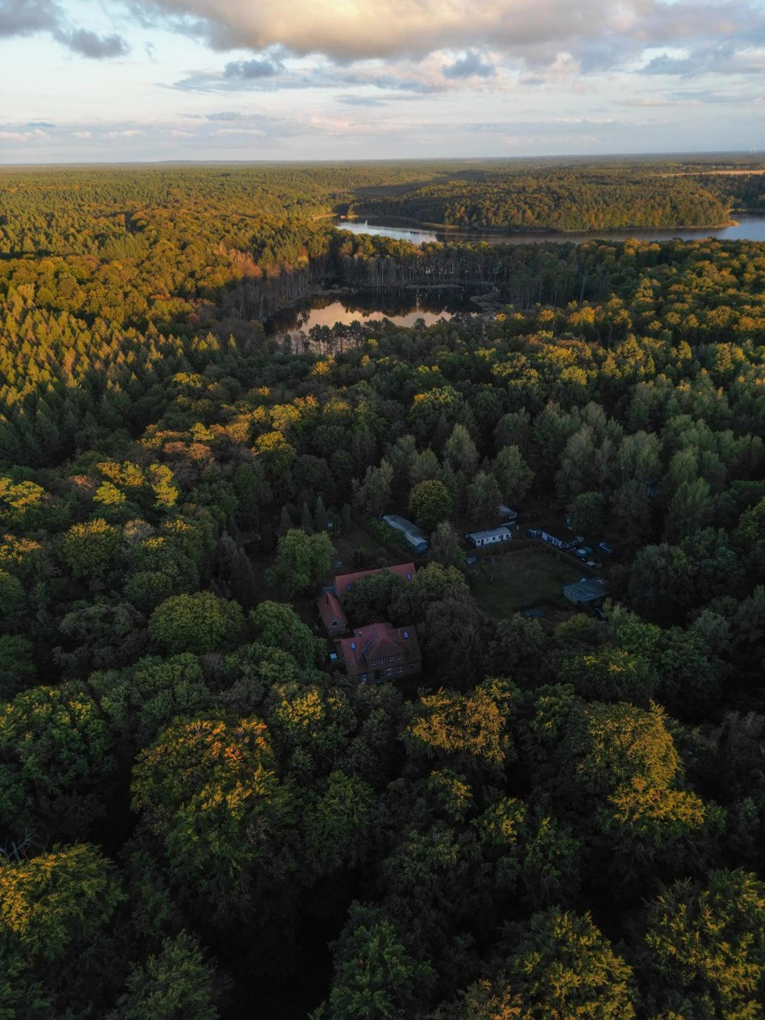Wald- Und Seeidyll Im Historischen Forsthaus Neuruppin Dış mekan fotoğraf